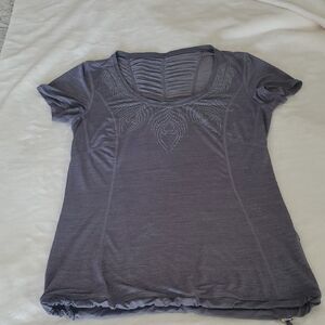 Elegant Gray Women's Top